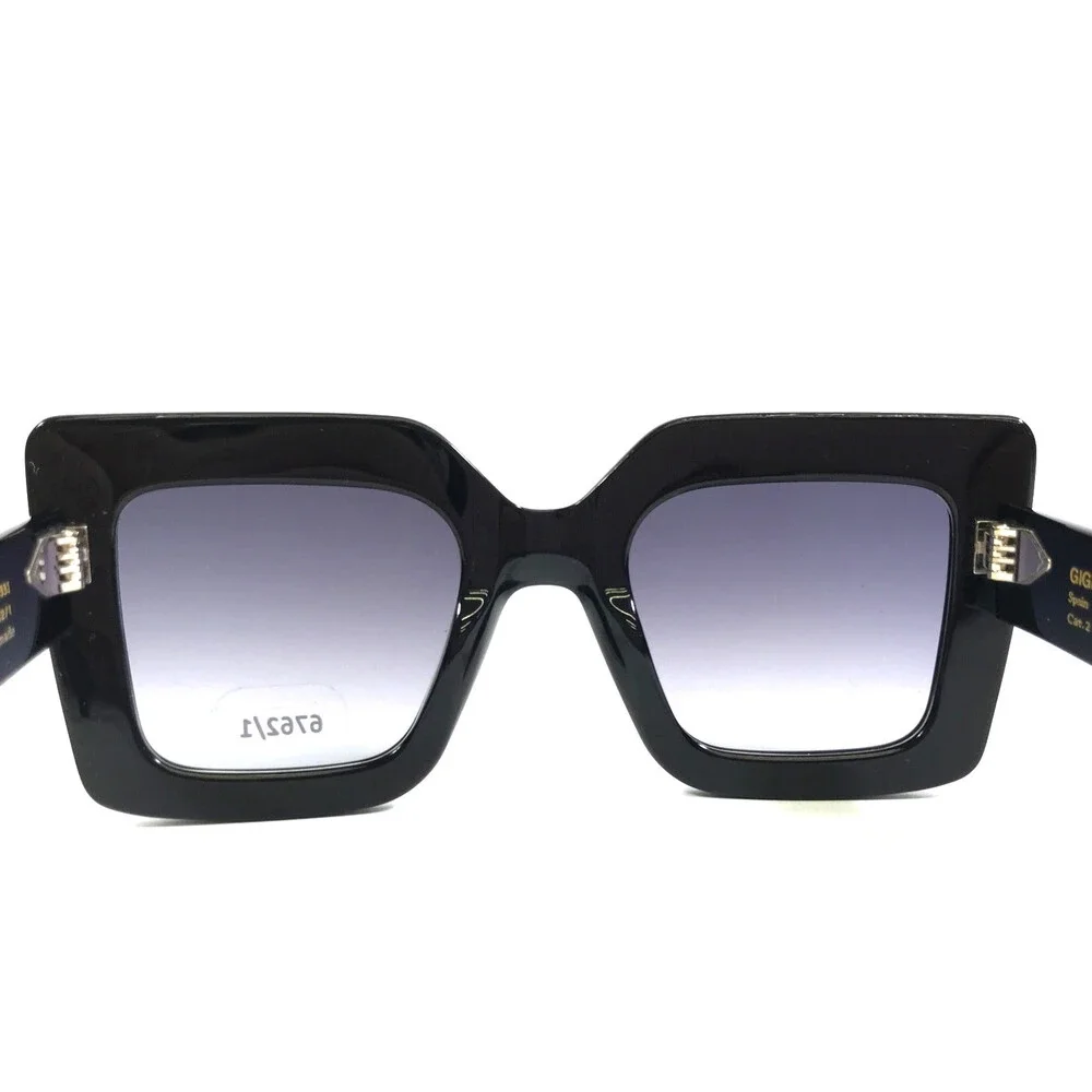 Gigi Studios Sunglasses LEANDRA 6762/1 Black Frames with Gradient Purple Lenses
